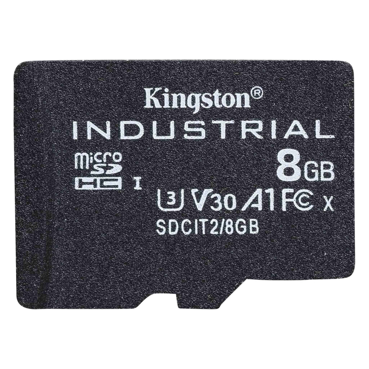 Kingston Industrial - Flash memory card - 8 GB - A1 / Video Class V30 / UHS-I U3 / Class10 - microSDHC UHS-I