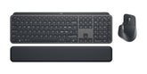 Logitech MX Keys Combo for Business - Keyboard and Mouse Combo - Backlight - Bluetooth, 2.4GHz - QWERTY - Italiano - Graphite