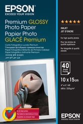 EPSON PAPEL PREMIUM GLOSSY PHT 10X15 40FLS 255G