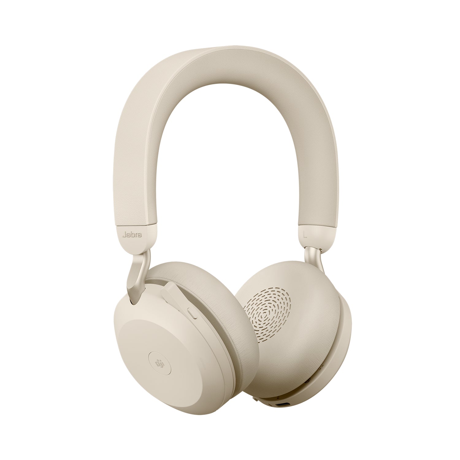 Jabra Evolve2 75 - Auriculares - In Ear - Bluetooth - Inalámbricos, Con cable - Cancelación de ruido activa - USB-A - Aislamiento de ruido - Beige - Certificado para Microsoft Teams