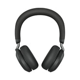 Jabra Evolve2 75 - Headphones - In Ear - Bluetooth - Wireless, Wired - Active Noise Cancellation - USB-A - Noise Isolation - Black - With Charging Stand - Certified for Microsoft Teams