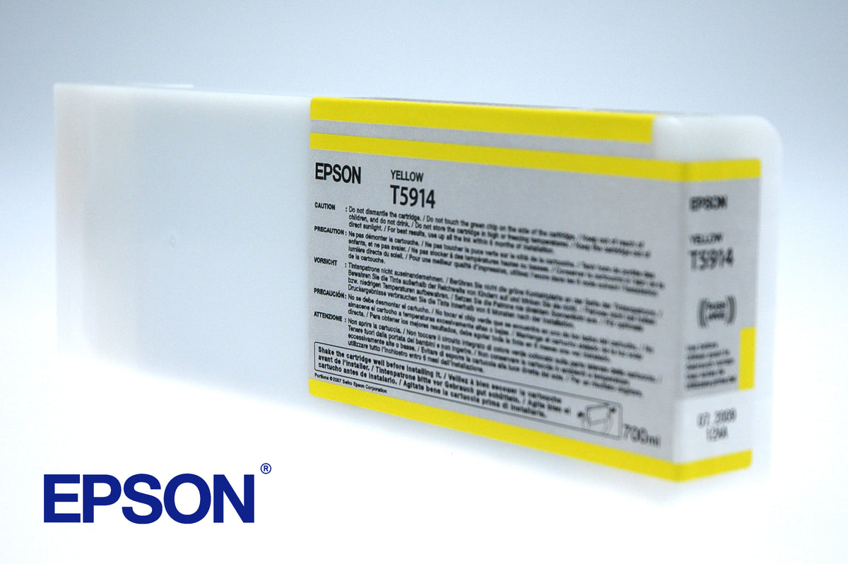 Epson T5914 - 700 ml - yellow - original - ink cartridge - for Stylus Pro 11880, Pro 11880 AGFA, Pro 11880 Xerox