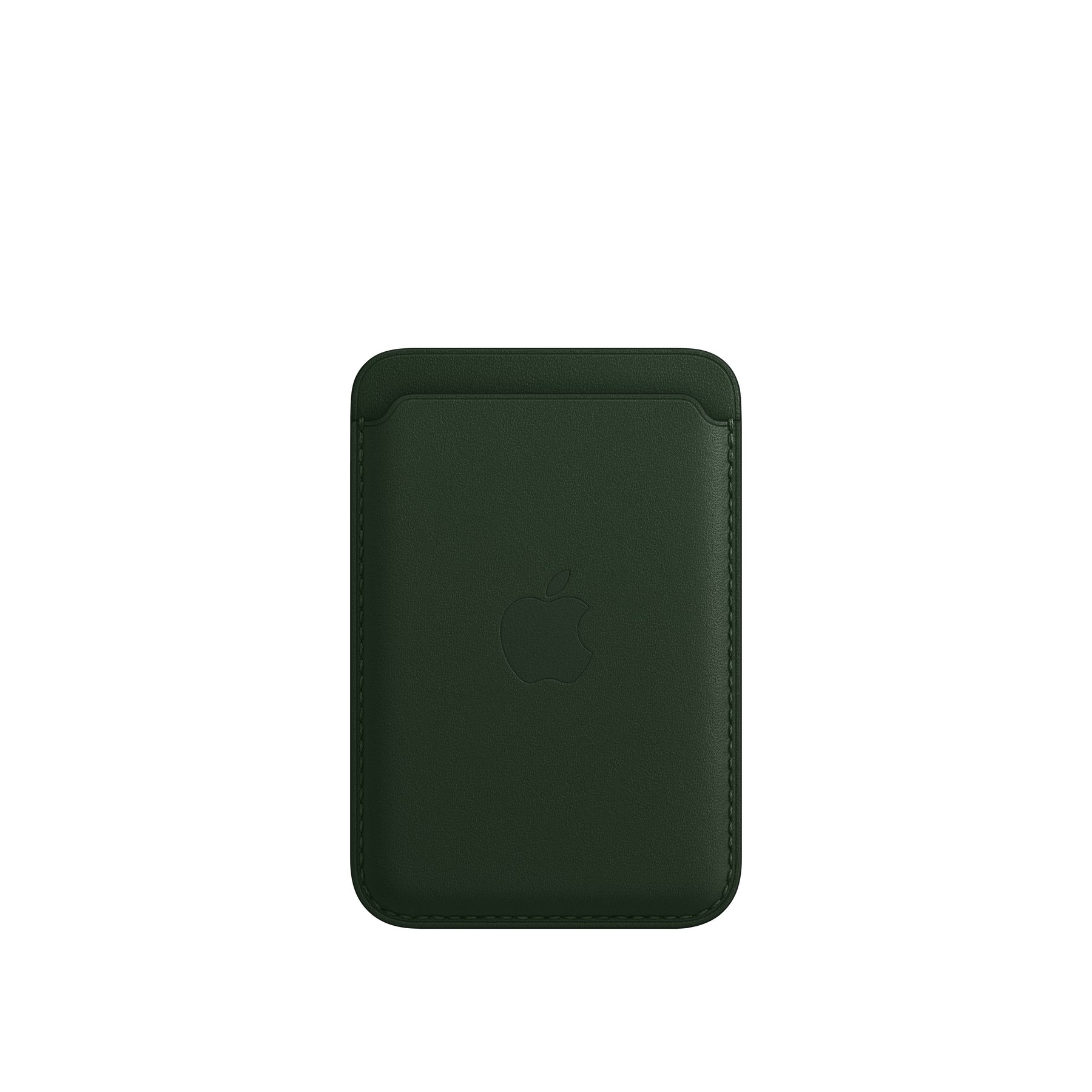 iPhone Leather Wallet with MagSafe - Sequoia Green