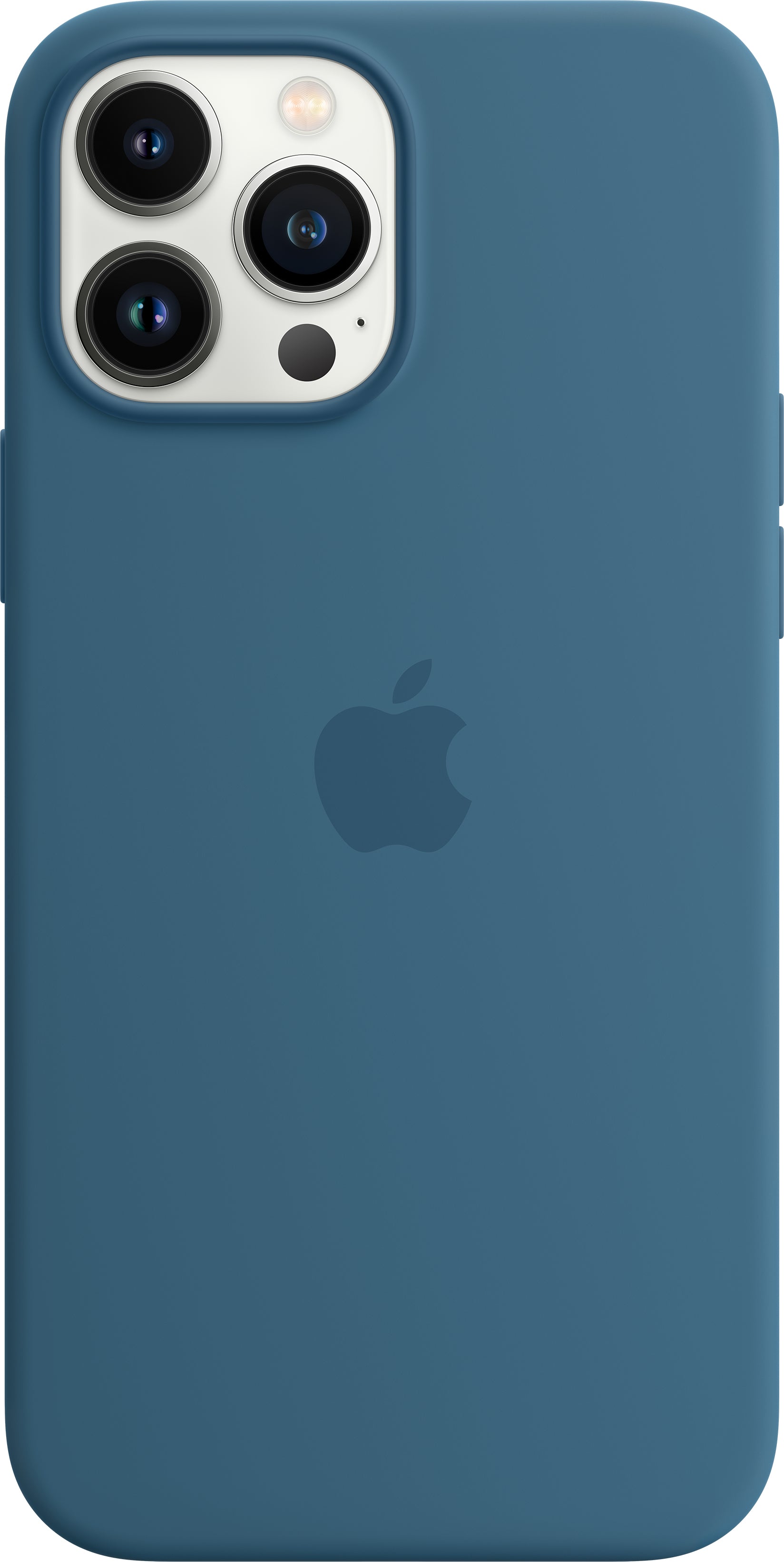 Apple - Phone Back Cover - with MagSafe - silicone - blue jay - for iPhone 13 Pro Max