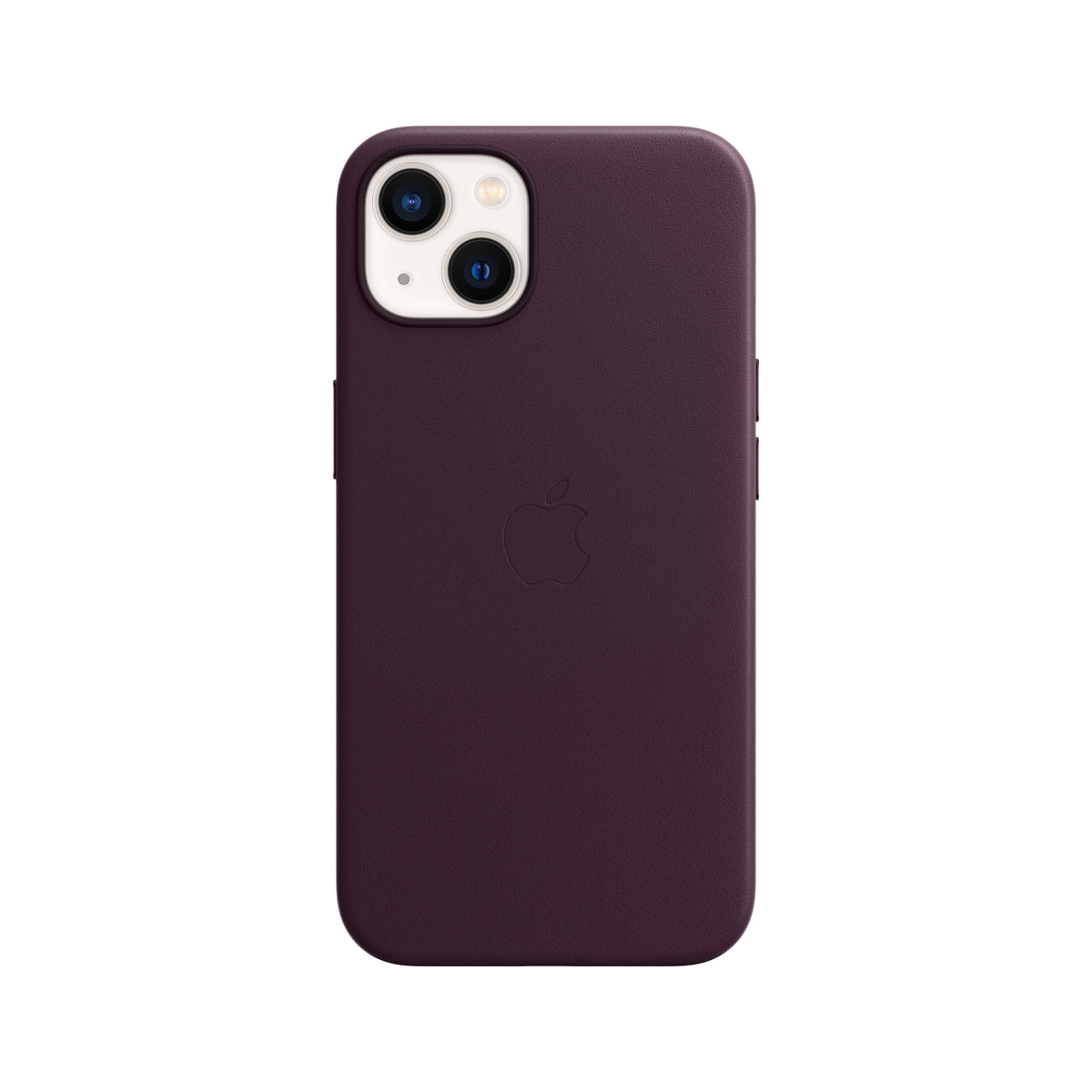 APPLE CAPA IPHONE 13 LEATHER 6.1 CASE WITH MAGSAFE - DARK CHERRY