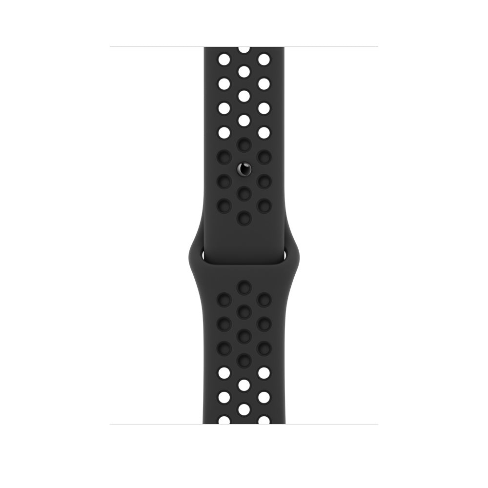 Apple Nike - Smart Watch Strap - 140-210mm - Black, Anthracite - for Watch (42mm, 44mm, 45mm, 49mm)