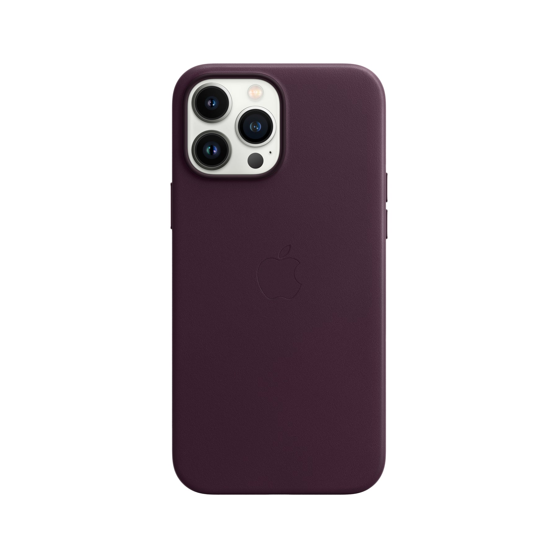 APLLE CAPA IPHONE 13 PRO MAX LEATHER 6.7 CASE WITH MAGSAFE - DARK CHERRY