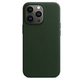 APPLE CAPA IPHONE 13 PRO LEATHER 6.1 CASE WITH MAGSAFE - SEQUOIA GREEN