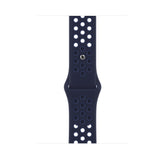 Apple Nike - Smart Watch Strap - 140-210mm - Midnight Navy Blue, Mystic Blue - For Watch (42mm, 44mm, 45mm, 49mm)