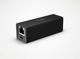 Adaptador de corriente Ethernet Negro