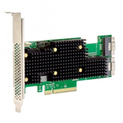 Broadcom HBA 9600-16i - Controlador de memória - 16 Canal - SATA 6Gb/s / SAS 24Gb/s / PCIe 4.0 (NVMe) - PCIe 4.0 x8 (05-50111-00)