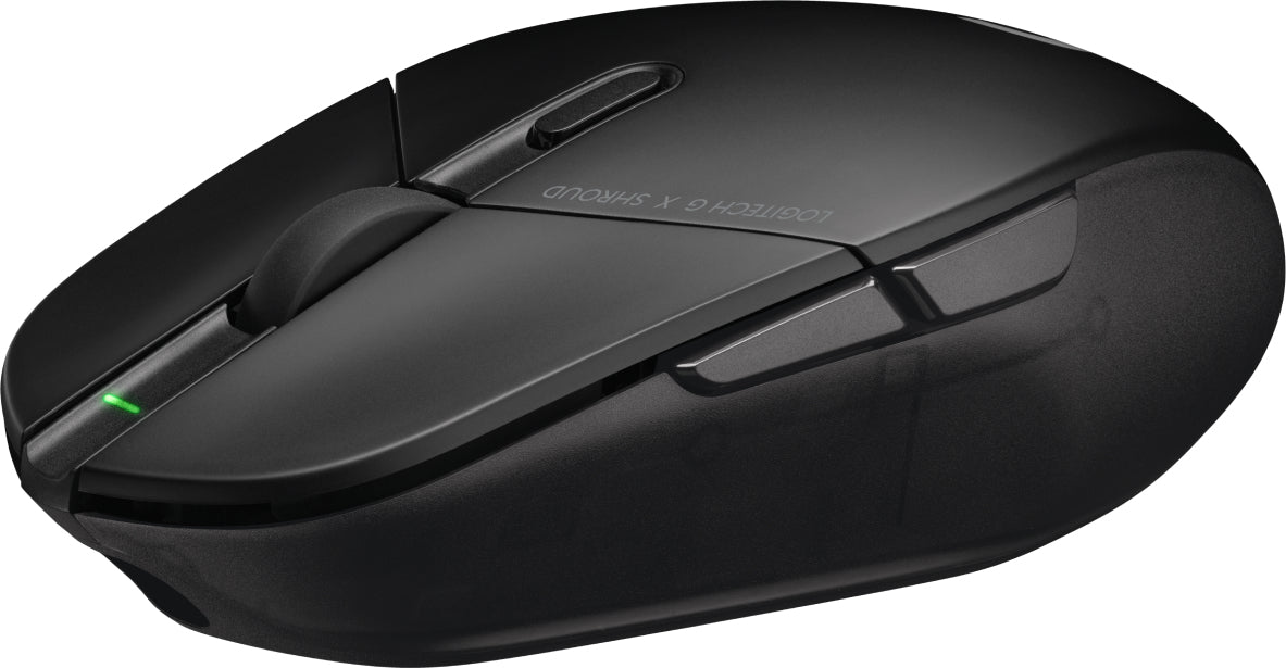 Logitech G G303 Shroud Edition - Mouse - optical - wireless, wired - USB, LIGHTSPEED - Logitech LIGHTSPEED receiver