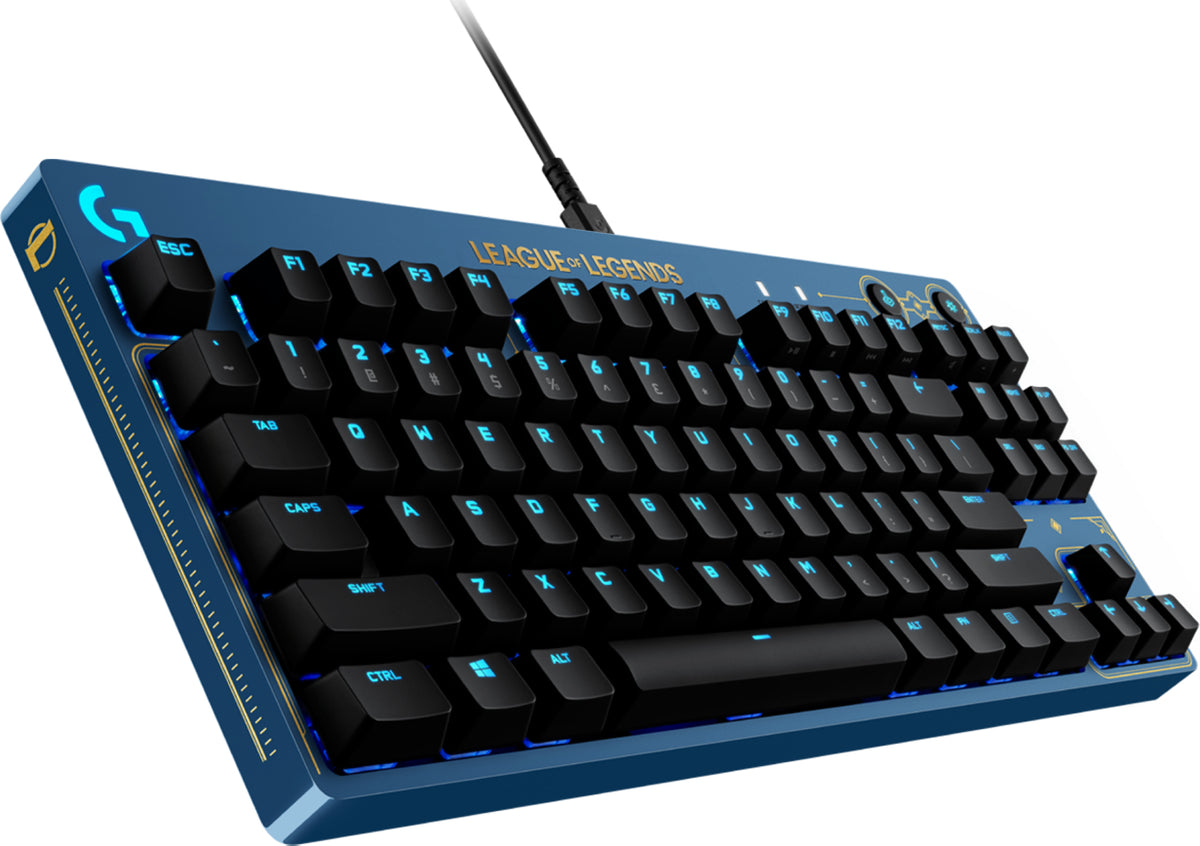 Logitech G PRO League of Legends Edition - Keyboard - Backlight - USB - Switch: GX Brown Tactile