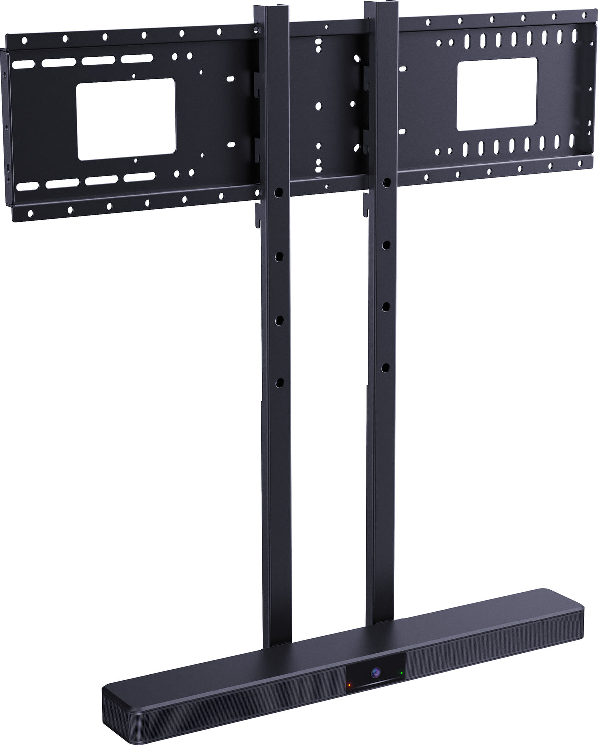 VISION Laptop Shelf - LIFETIME WARRANTY - hangs from VFM-W Heavy Duty Wall Mounts - three height options at 80 mm, 3.1" increments - max drop 700 mm, 27.6" below center of screen - also compatible with VFM-F40 floor stands - black