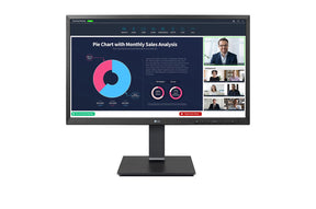 MONITOR LG IPS 24 (23.8) FHD HDMI DP USB-C WEBCAM ALTAVOCES TIENE PIVOT 24BP750C