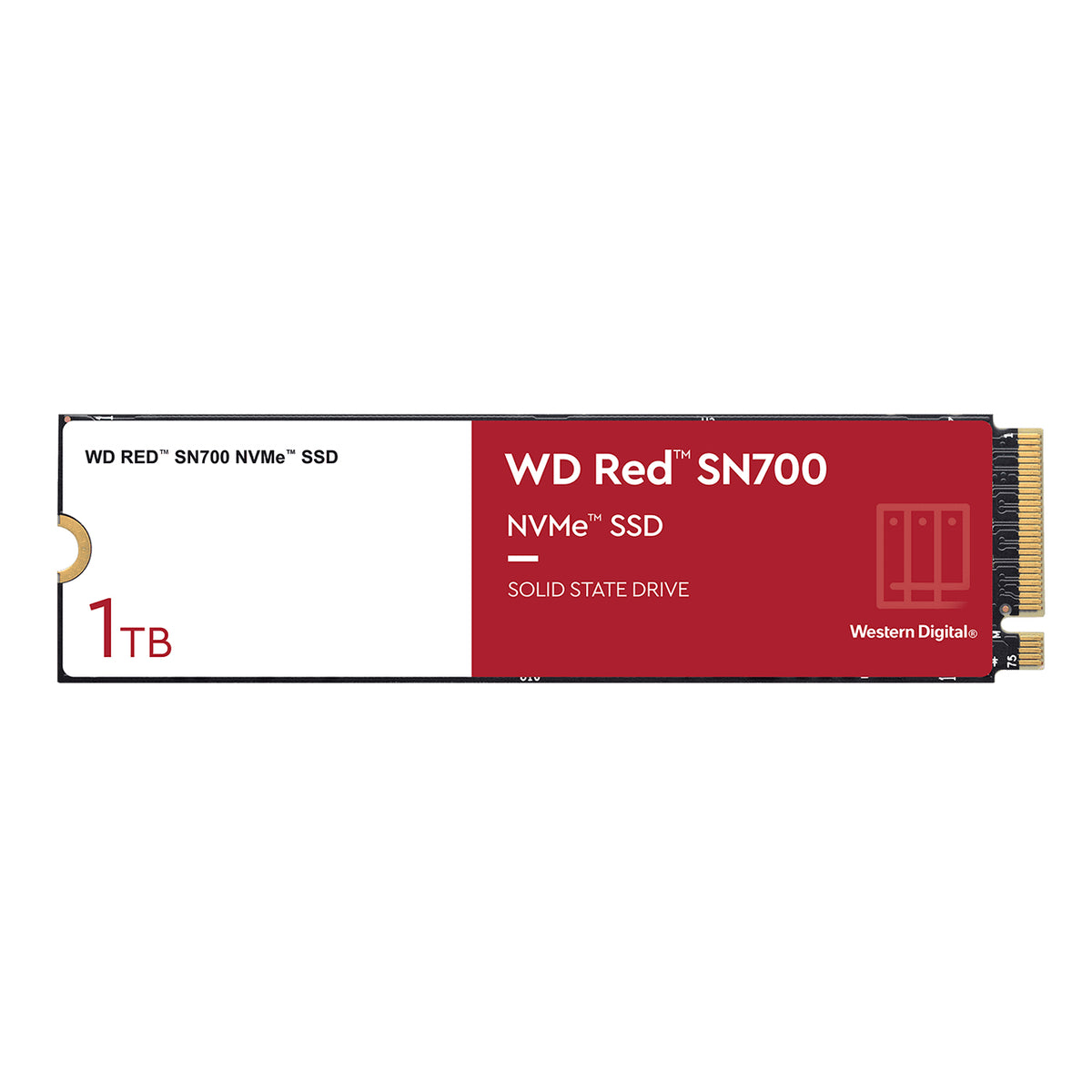 WD Red SN700 WDS100T1R0C - SSD - 1 TB - internal - M.2 2280 - PCIe 3.0 x4 (NVMe)