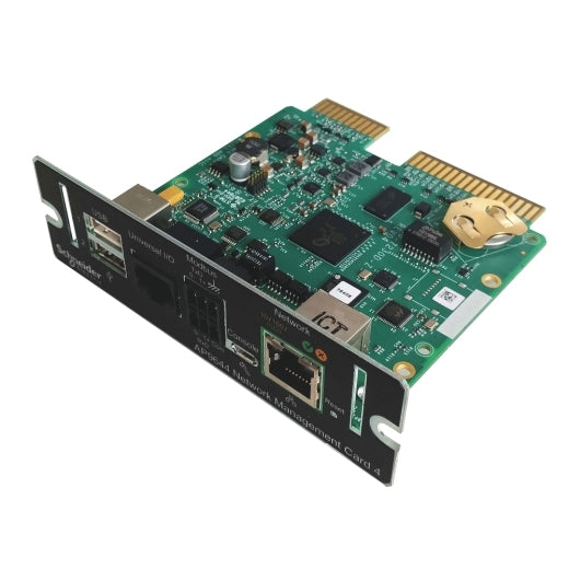 APC Network Management Card LCES2 with Modbus, Ethernet and Aux Sensors - Adaptador de gestão remota - USB, GigE, Modbus - 1000Base-T - para P/N: GVSUPS40KGSUS, GVSUPS50KFSUS, GVSUPS50KGSUS, GVSUPS60KGSUS, GVSUPS80KGSUS