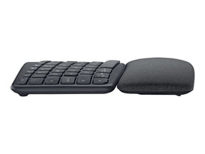 Logitech ERGO K860 Split Keyboard for Business - Teclado - Inalámbrico - Bluetooth LE - QWERTY - Estándar internacional estadounidense - Grafito