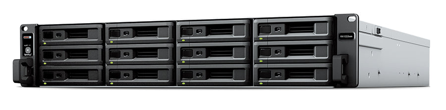 Synology RX1222sas Expansion Unit - Storage Enclosure - 12 Bays (SATA-600 / SAS) - Rack Mountable - 2U