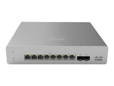 Cisco Meraki Cloud Managed MS120-8 - Interruptor - Administrado - 8 x 10/100/1000 (PoE+) + 2 x Gigabit SFP - desktop, montável na parede - PoE+ (67 W) (MS120-8LP-HW?NON_EDI)