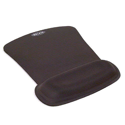 Belkin WaveRest Gel Mouse Pad - Alfombrilla de ratón con reposamuñecas - Negro