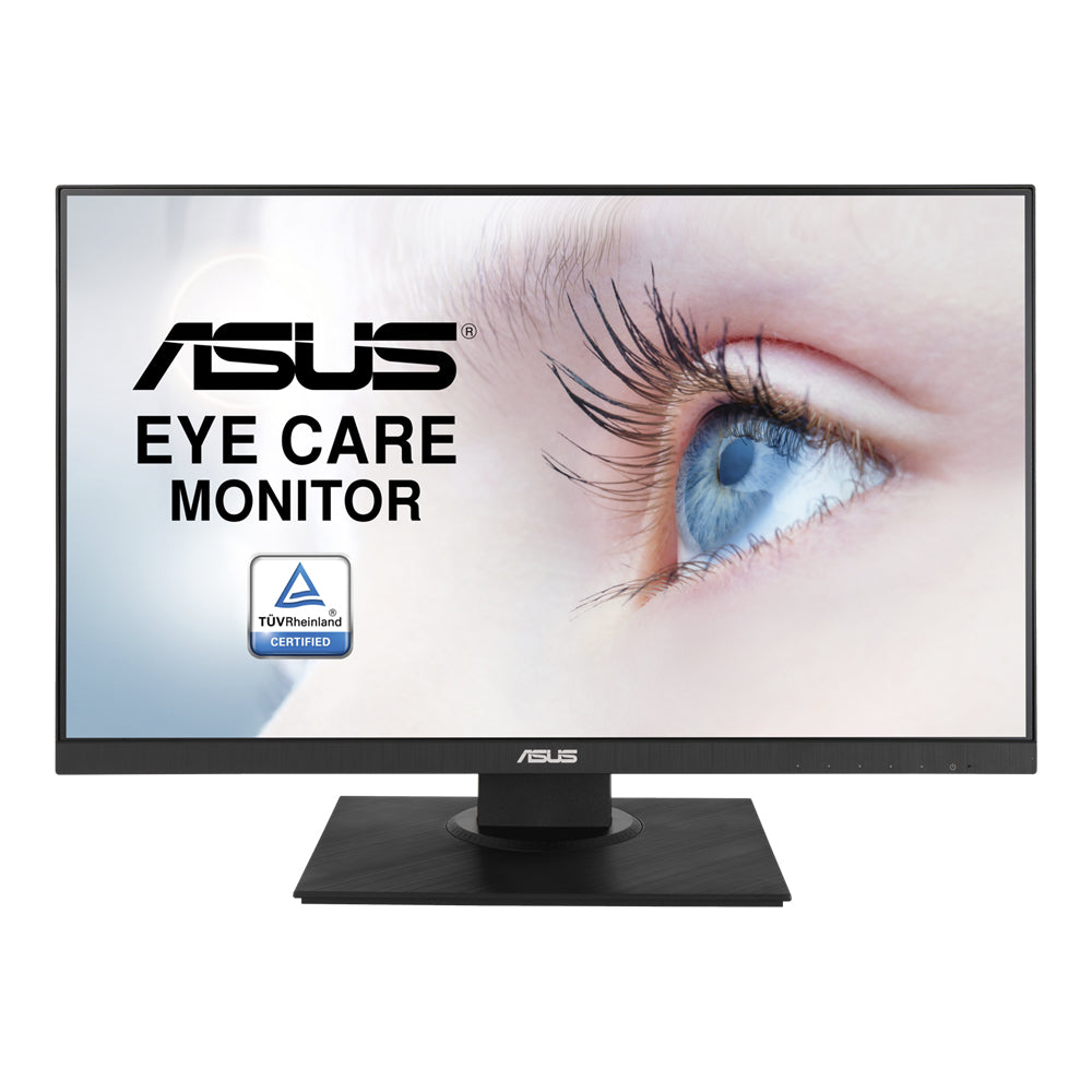 ASUS VA24DQLB - Monitor LED - 23.8" - 1920 x 1080 Full HD (1080p) @ 75 Hz - IPS - 250 cd/m² - 1000:1 - 5 ms - HDMI, VGA, DisplayPort - altifalantes