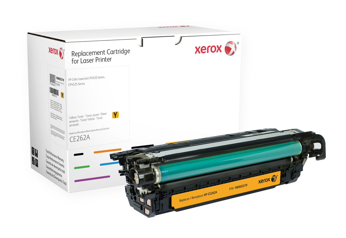 Xerox - Yellow - compatible - toner cartridge (option for: HP CE262A) - for HP Color LaserJet Enterprise CP4025dn, CP4025n, CP4525dn, CP4525n, CP4525xh