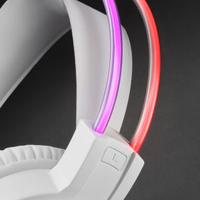 HEADPHONES+MIC MARS GAMING MHRGB CHROMA 360, ULTRA-LIGHT, PC/PS4/PS5/XBOX, WHITE (MHRGBW)