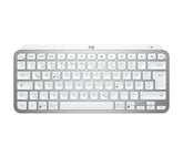 Logitech MX Keys Mini for Business - Keyboard - Backlit - Wireless - Bluetooth LE - QWERTY - German - Pale Gray