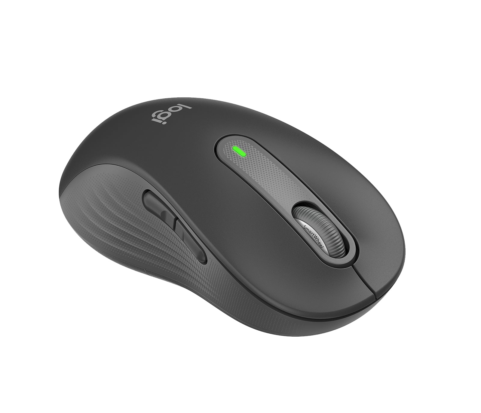 Logitech Signature M650 L LEFT - Mouse - full size - left-hand - optical - 5 buttons - wireless - Bluetooth, 2.4 GHz - USB receiver Logitech Logi Bolt - graphite