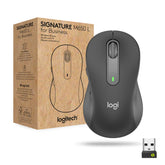 Logitech Signature M650 for Business - Mouse - optical - 5 buttons - wireless - Bluetooth, 2.4 GHz - USB receiver Logitech Logi Bolt - graphite