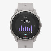 Suunto 5 Peak - 43 mm - gris - reloj deportivo Con correa - silicona - gris - tamaño de la muñeca: 120-200 mm - pantalla de 1,1" - Bluetooth - 39 g - hill sand