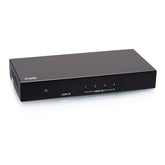 Divisor de amplificador de distribución HDMI de 4 puertos C2G - 4K 60Hz - HDR - Divisor de audio 7.1 - Video/Audio - 4 x HDMI - escritorio