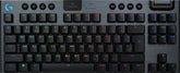 Logitech G G915 TKL - Keyboard - Backlight - USB, Bluetooth, LIGHTSPEED - QWERTY - Portuguese - Switch: GL Tactile - Charcoal