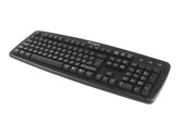 Kensington ValuKeyboard - Teclado - PS/2, USB - Reino Unido - preto