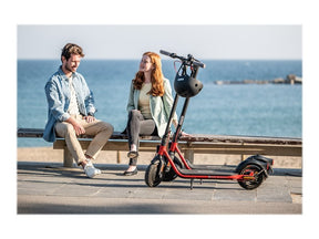 Ninebot KickScooter D38E - Electric scooter - 25 km/h - red