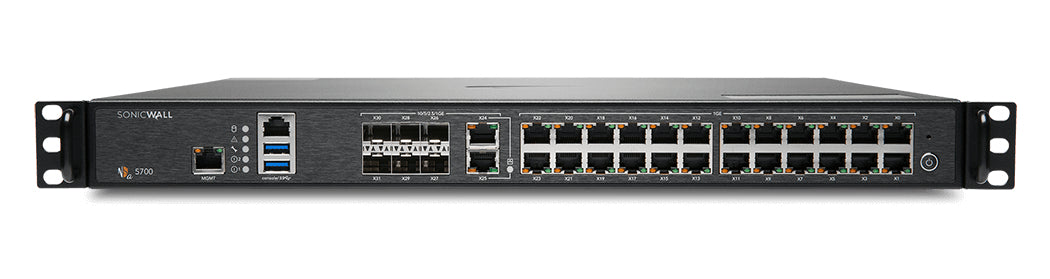 SonicWall NSa 5700 - Advanced Edition - security appliance - 10 GigE, 5 GigE, 2.5 GigE - 1U - SonicWALL Secure Upgrade Plus Program (3-year option) - enclosure mountable