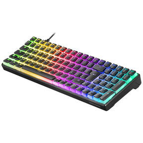 MARS GAMING MKULTRA BLACK RGB MECHANICAL 96% KEYBOARD, OUTEMU SQ RED, US+PORTU (MKULTRARPT)