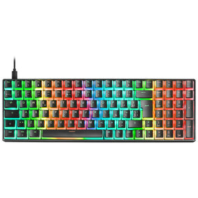 TECLADO MECÁNICO 96 % MARS GAMING MKULTRA BLACK RGB, OUTEMU SQ RED, US+PORTU (MKULTRARPT)