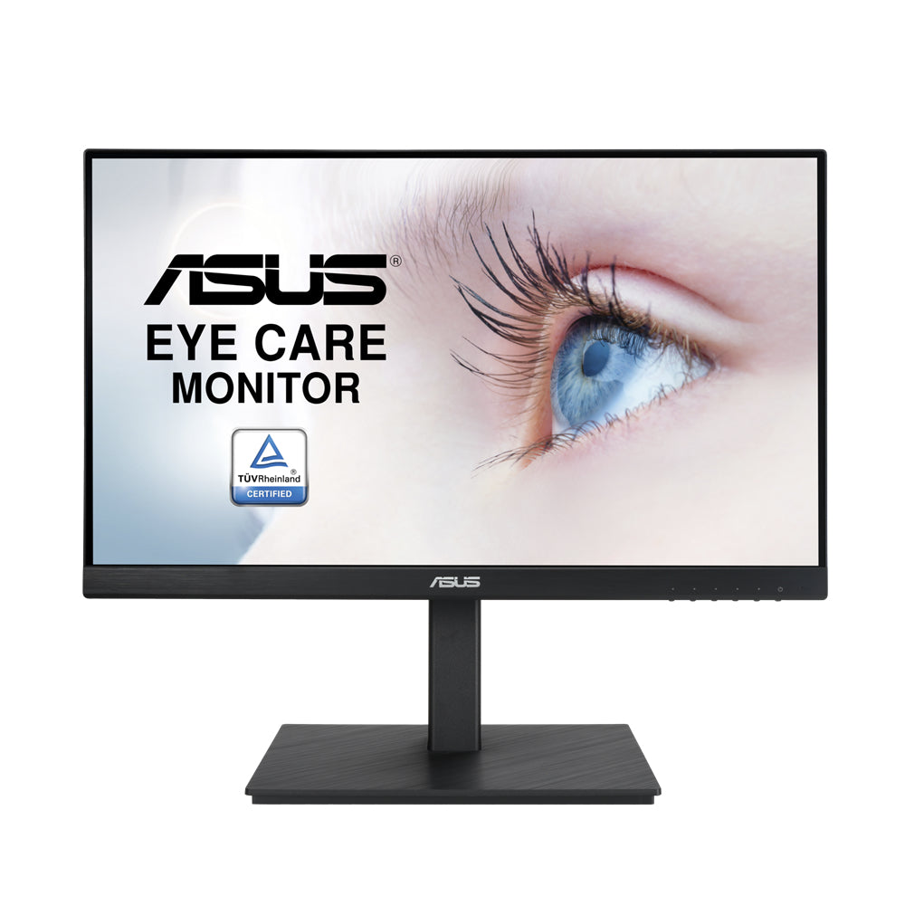 ASUS VA229QSB - Monitor LED - 21.5" - 1920 x 1080 Full HD (1080p) @ 75 Hz - IPS - 250 cd/m² - 1000:1 - 5 ms - HDMI, VGA, DisplayPort - altifalantes - preto