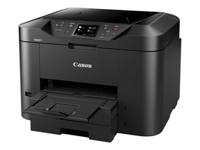 Canon MAXIFY MB2750 - Multifunción - Color - Tinta - A4 (210 x 297 mm), Legal (216 x 356 mm) (original) - A4/Legal (soportes) - hasta 22 ppm (copia) - hasta 24 ipm (impresión ) - 500 hojas - 33,6 Kbps - USB 2.0, LAN, Wi-Fi