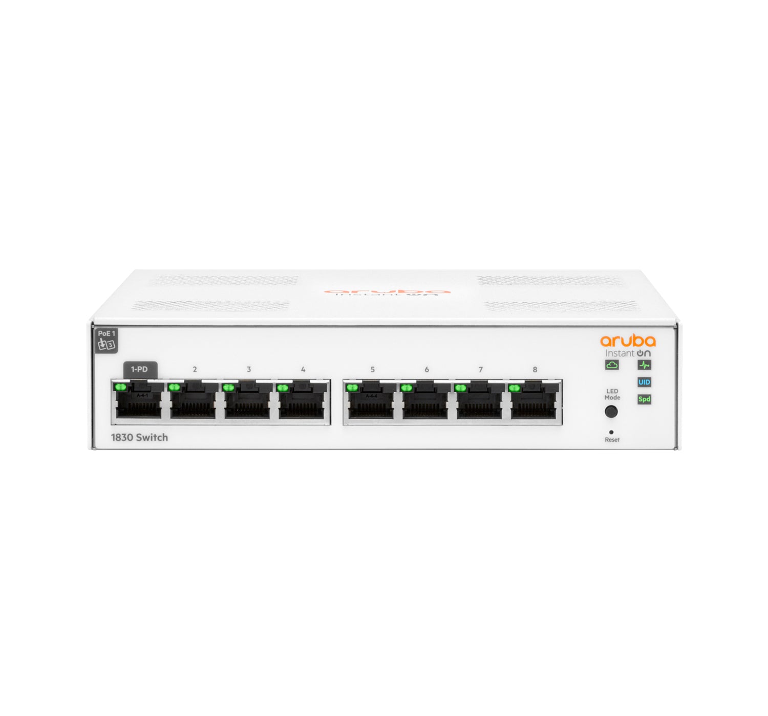 HPE Aruba Instant On 1830 8G Switch - Interruptor - inteligente - 8 x 10/100/1000 - desktop