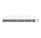 HPE Aruba Instant On 1830 48G 4SFP Switch - Interruptor - inteligente - 48 x 10/100/1000 + 4 x Gigabit SFP - desktop, montável em trilho