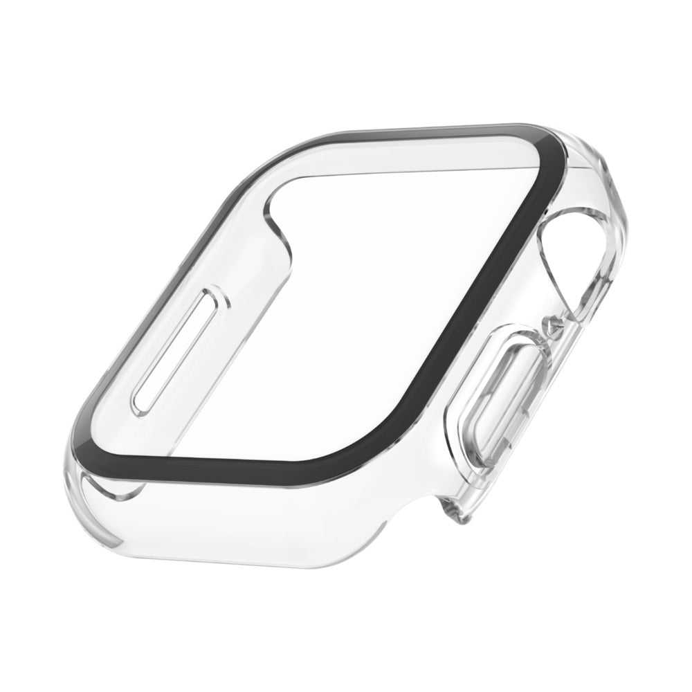 Belkin SCREENFORCE TemperedCurve - Amortecedor para relógio inteligente - protetor de ecrã - policarbonato, vidro temperado (9H) - claro - para Apple Watch (40 mm, 41 mm)