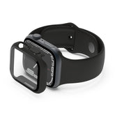 Belkin SCREENFORCE TemperedCurve - Amortiguador para Reloj Inteligente - Protector de Pantalla - Policarbonato, Vidrio Templado (9H) - Negro - para Apple Watch (40mm, 41mm)