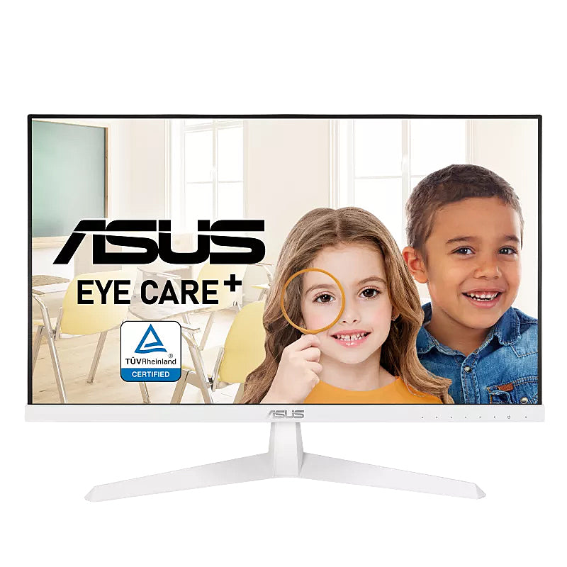 ASUS VY249HE-W - Monitor LED - 23.8" - 1920 x 1080 Full HD (1080p) @ 75 Hz - IPS - 250 cd/m² - 1000:1 - 1 ms - HDMI, VGA - branco