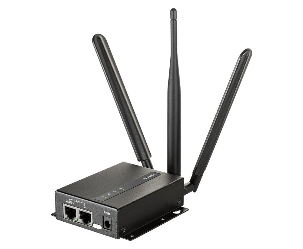 D-Link DWM-313 - Router inalámbrico - WWAN - Conmutador de 2 puertos - 802.11b/g/n - 2,4 GHz - 3G, 4G - Montaje en pared