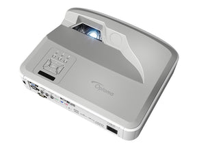 Optoma ZH500UST - Projector DLP - laser - 3D - 5000 lumens - Full HD (1920 x 1080) - 16:9 - 1080p - lentes de projeção de distância ultra curta - branco