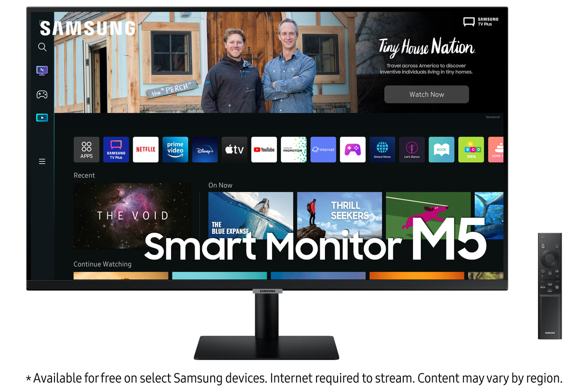 SAMSUNG MONITOR SMART32 M5 16:9 250CD HDMI WIRELESS WITH REMOTE