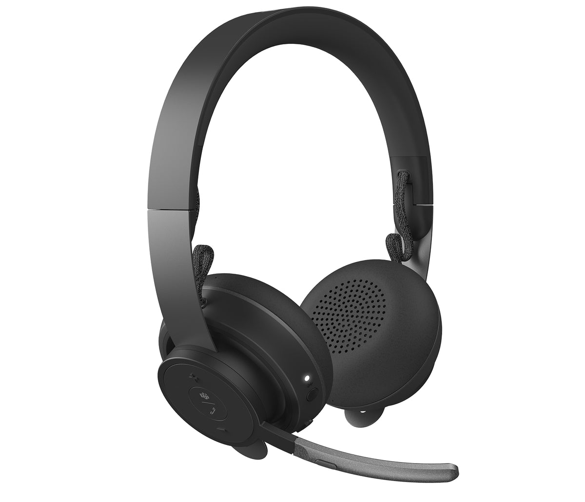 Logitech Zone Wireless - Headphones - In-Ear - Bluetooth - Wireless - Active Noise Canceling - Noise Isolation - Graphite - Certified for Microsoft Teams